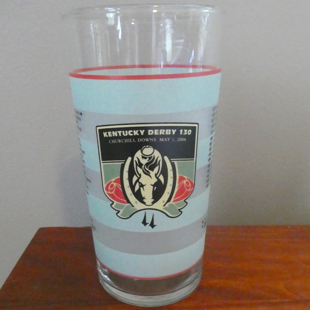 130th Kentucky Derby 2004 Official Souvenir Glass